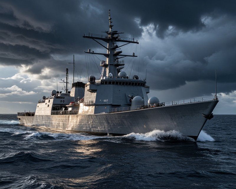 Cinematic Naval Destroyer