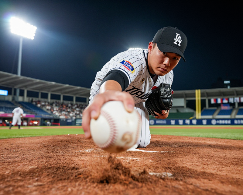 Cinematic Baseball Pitcher Moment