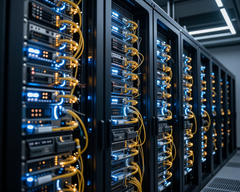 Futuristic AI Data Center
