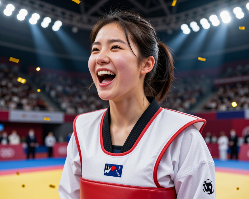 Taekwondo Victory Celebration
