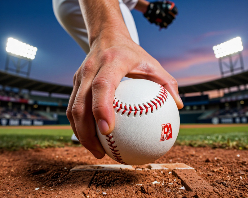 Cinematic Baseball Pitcher Focus