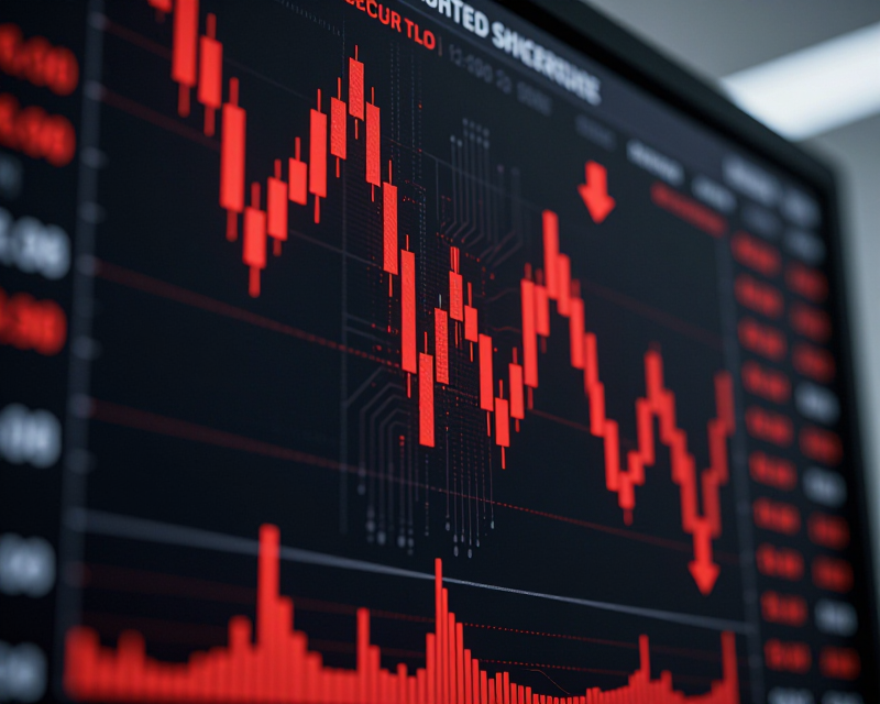 Stock Market Decline Concept