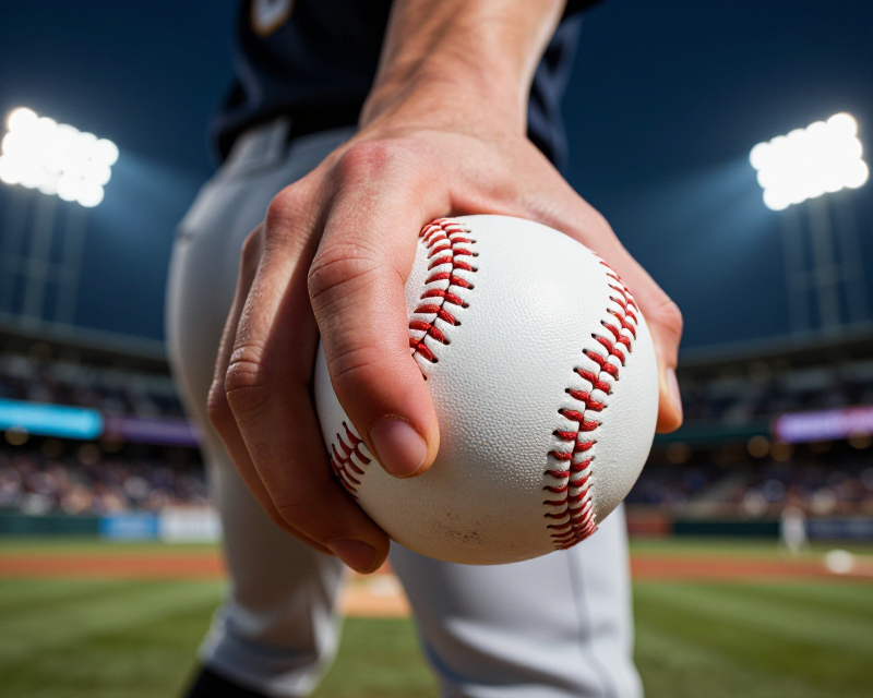 Baseball Pitcher Focus