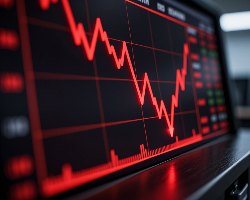 Stock Market Decline Visual