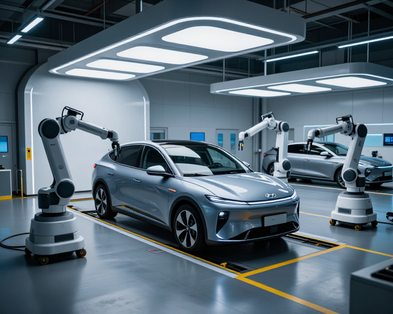 Futuristic Hyundai Service Center