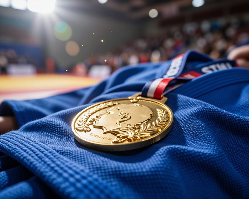 Victory Moment in Judo