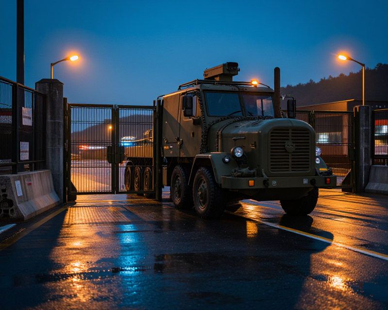 Symbolic Military Base Gate